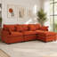 Canapé modulaire de 105 po en tissu chenille rembourré-540219824