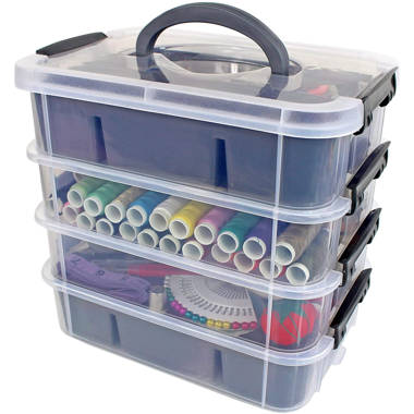 Things Stackable Storage Container Plastic Craft Case