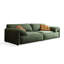 Canapé modulaire en polyester vert