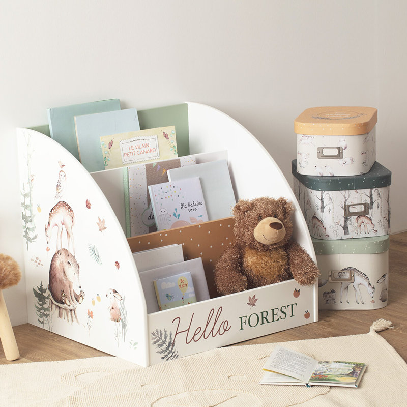 Tejeda 53cm H X 56cm W Animals Kids Book Display