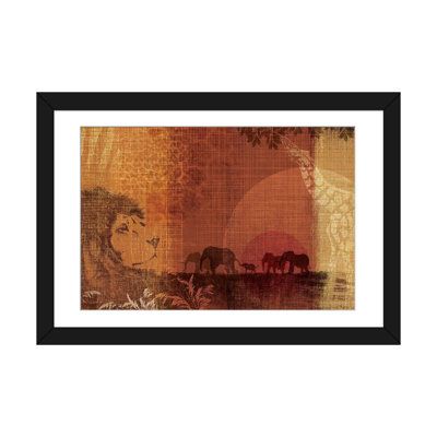 «Safari Sunset II» par Tandi Venter, impression sur toile tendue