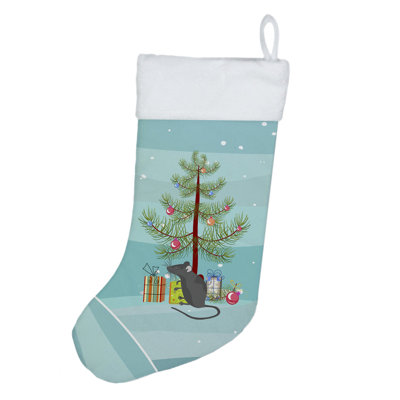 Chaussette de Noël en satin