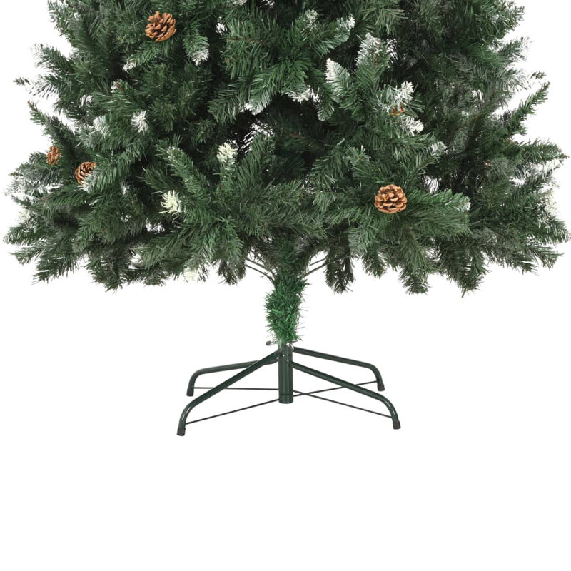vidaXL Artificial Decor Christmas Tree with Cone Multi Sizes, 6.89ft H x 3.9ft W