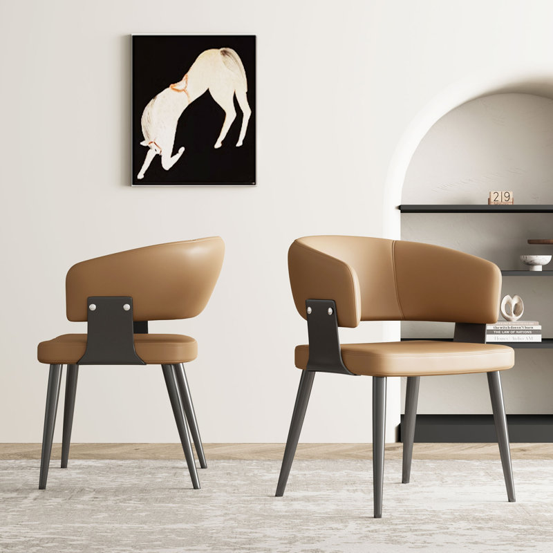 Cathelijn Lukas 2-Piece Set Chair, Brown