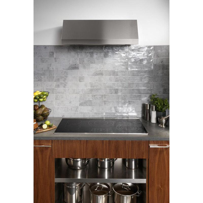 36" Electric Cooktop with 5 Elements, Stainless Steel