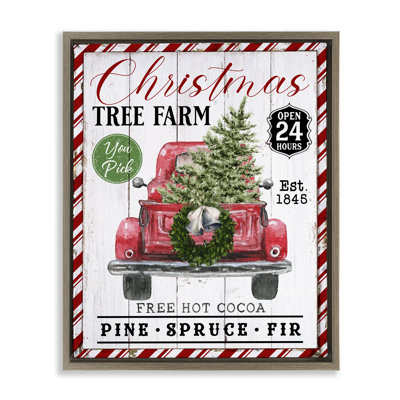 Art mural sur toile Holiday Holiday Farm par Creatif Belle