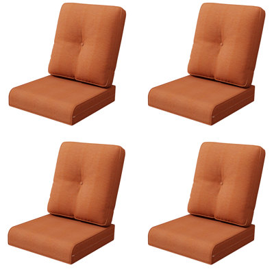 Outdoor Deep Seat Cushion Set - Fade-Resistant Olefin Fabric