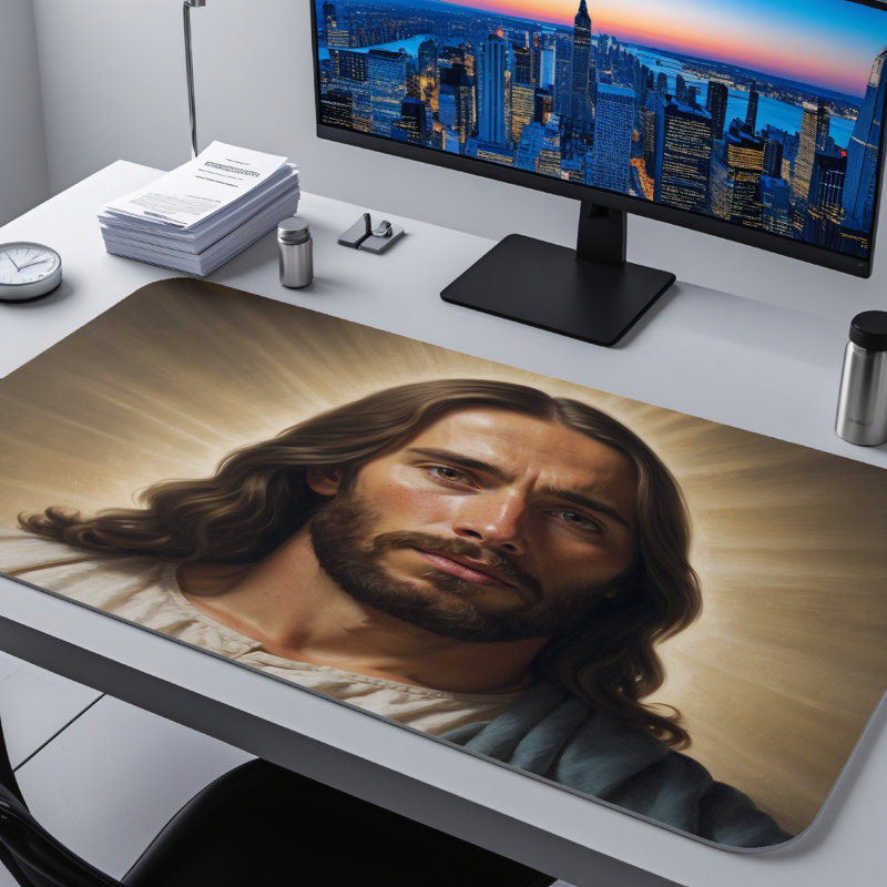 Polyester Desk Pad, 31.5x15.5