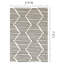 Tapis rayé noir et blanc Fresno-102210975
