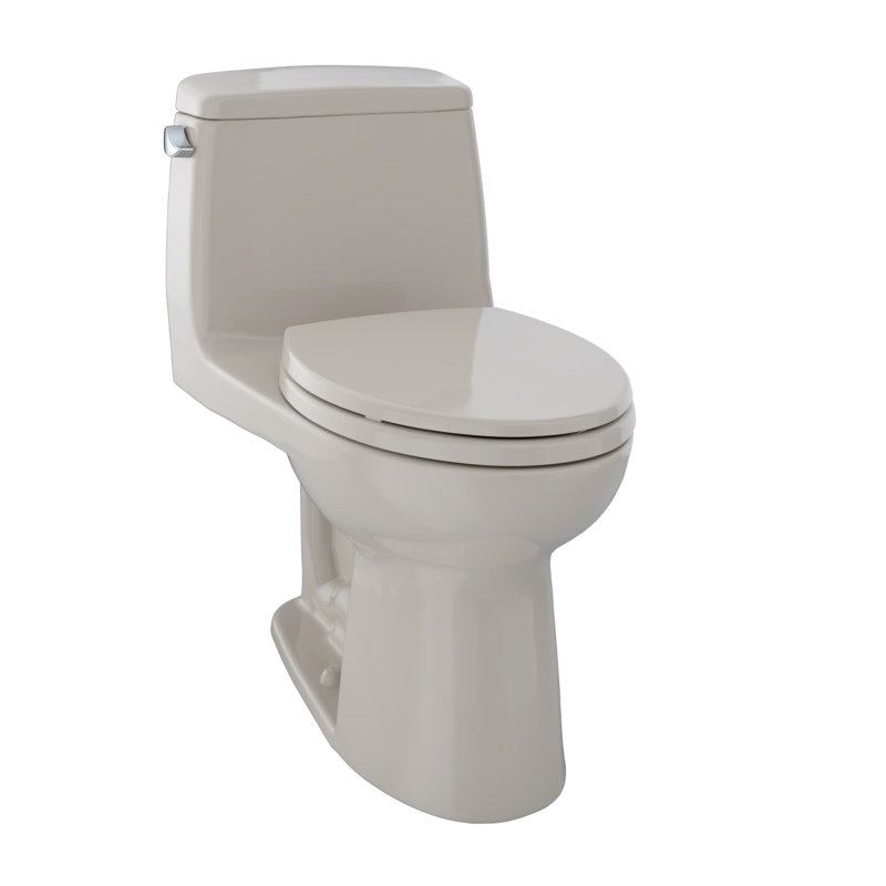 Ultimate® 1.6 GPF Elongated One-Piece Toilet Floor Mounted, Bone