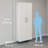 Garage Core 83" Shallow Cabinet & Door In White-422049342
