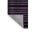 Tapis gris à rayures horizontales lavable à la machine-921507270