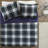  Soft Comforter  , Navy Blue Tone With 2-Inch Flange-120218337