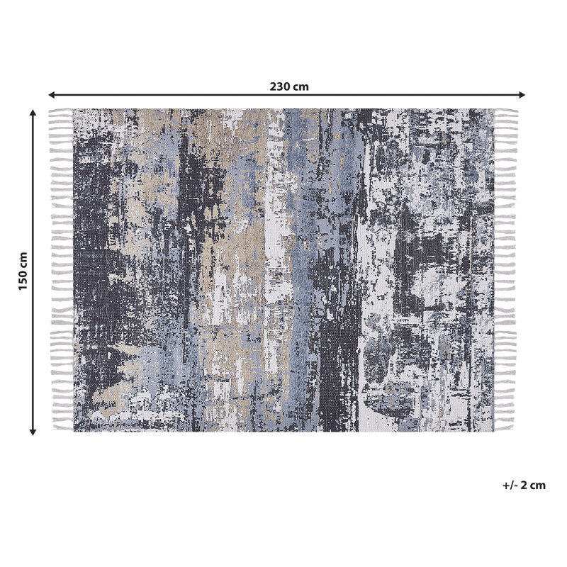 Aolani Abstract Hand Woven Area Rug, Rectangle 150 x 230cm