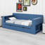 Lit de jour avec bureau amovible, tiroirs de rangement et table d'appoint hydraulique-1577858765-1577858770