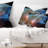 Abstract Reversible Throw Pillow
