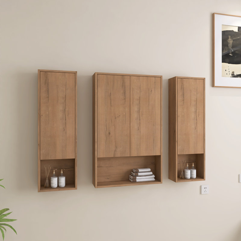 Bellmead 48"W Wall-Mounted Bathroom Cabinet, 37.38" H x 48" W x 5.88" D