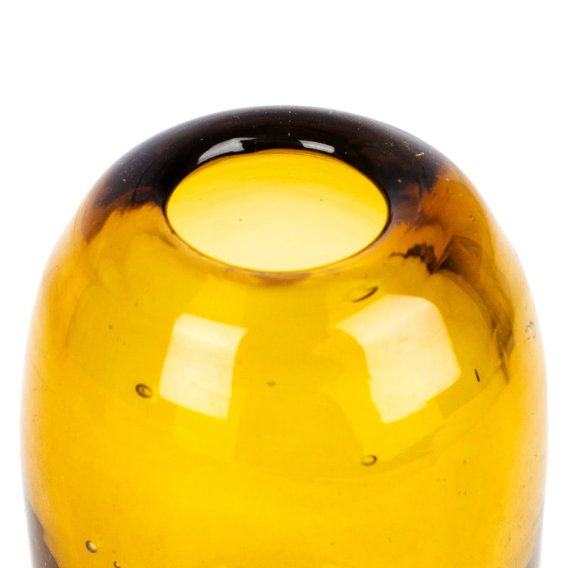 Porte-encens en verre soufflé à la main Novica