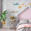 Rouleau de papier peint auto-adhésif imperméable Boho pour murs et surfaces - Vinyle amovible - 17,3 po x197 po