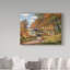 « recouvert bridge landscape », reproduction de peinture à l’huile sur toile tendue-31868834