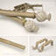 Ensemble de tringle à rideaux simple ajustable Rustic Thistle Finial - Quincaillerie de fenêtre pour ferme-1992608430-1992608432