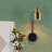 Lakeeta 1 - Light Dimmable Modern Black/Brass Armed Sconce