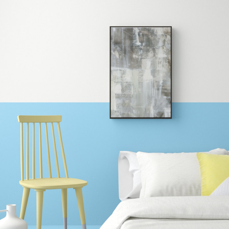 Sally Adams - Painting on Canvas, Black Floater Frame, 76cm H x 51cm W