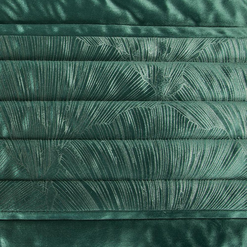 Kulikowski Velvet Solid Colour Bedspread with Pillowcases