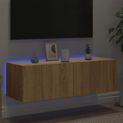 Bulow Unfinished TV Unit for TVs up to 24" with Fireplace Included