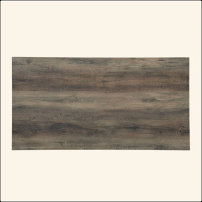 Rustic Oak & Black Finish Coffee Table