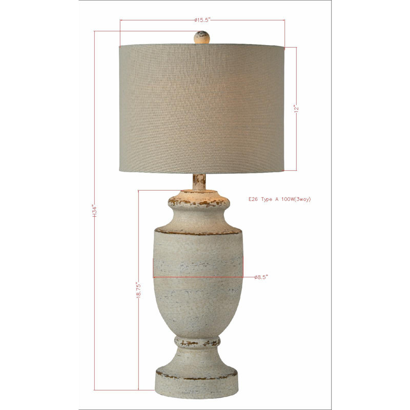Dickerson Resin Table Lamp