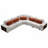 Modular Sectional L-Shaped Sofa