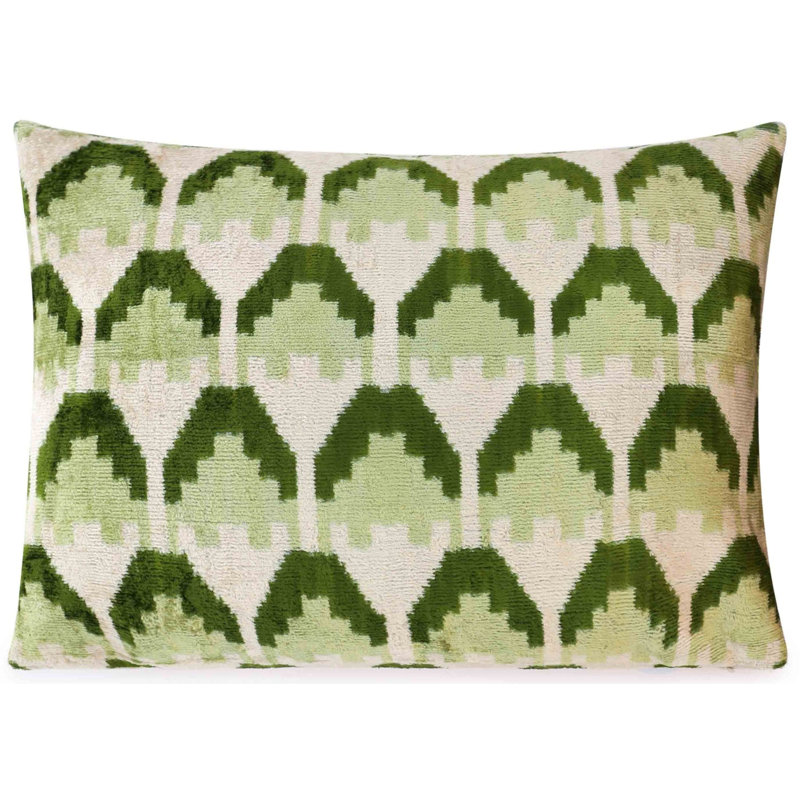 Geometric Velvet Throw Pillow