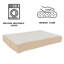 PETMAKER Orthopedic Dog Bed - Memory Foam Crate Mat with Machine Washable Cover-20768939-20782104