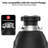 3/4HP Matte Black Garbage Disposal, Ultra-Quiet 4-Stage Stainless Steel Grinder, Continuous Feed Food Waste Disposer with Air Switch