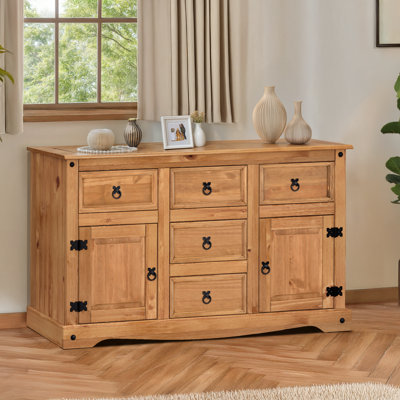 Bridewell 125 cm W Pine Solid Wood Sideboard