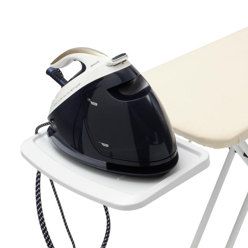 Grande planche à repasser avec support à vapeur solide de taille C de Brabantia, Fleur de coton