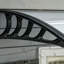Outsunny Polycarbonate Brown Cover Retractable Door / Window Awning-100640616-100640620