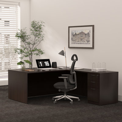 L-Shaped Executive Desk