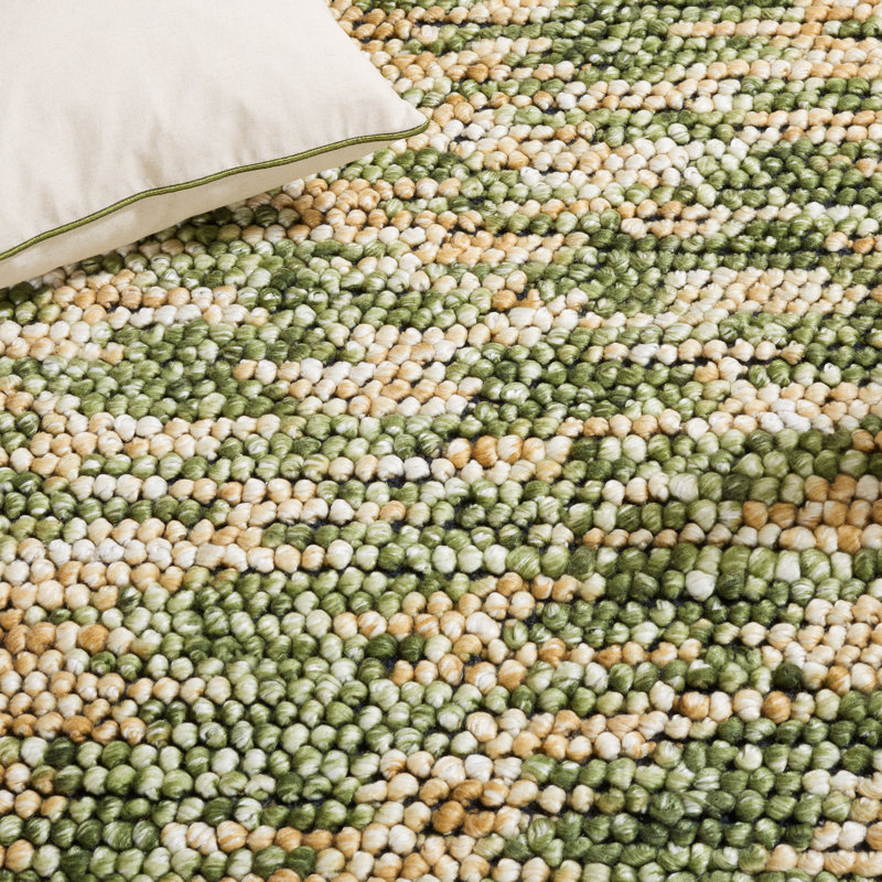 Tapis d'intérieur abstrait en polyester Sullivan, Rectangle 9 pi x 12 pi