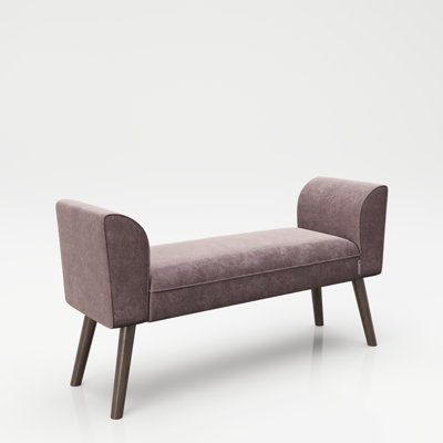 Tiffany Polyester Upholstered Bench