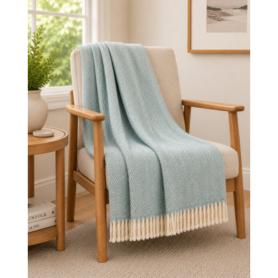 Herringbone Plush Throw
