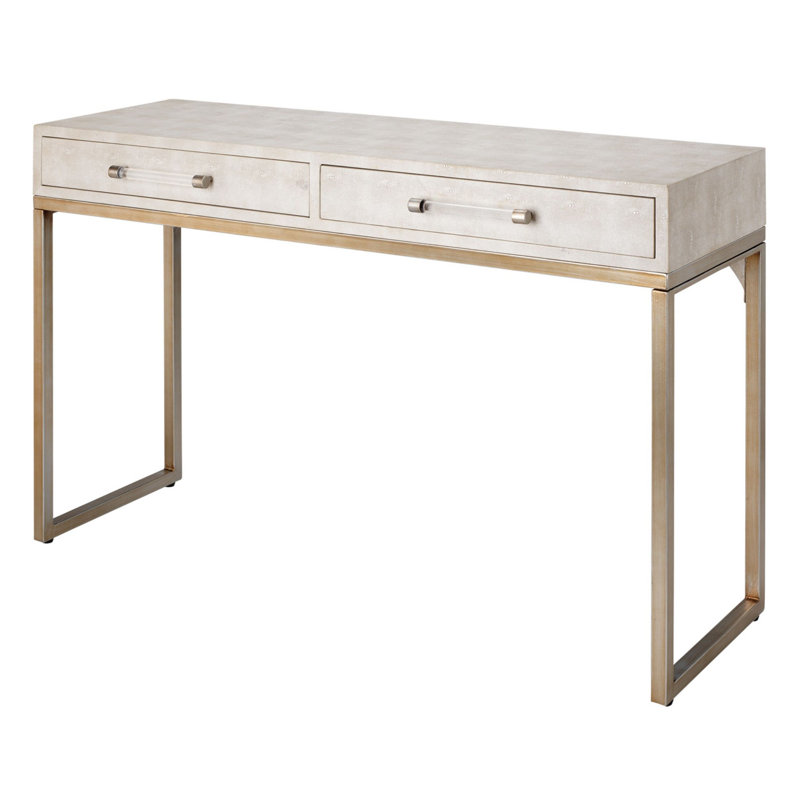 Console de 48 po, Doré, Blanc