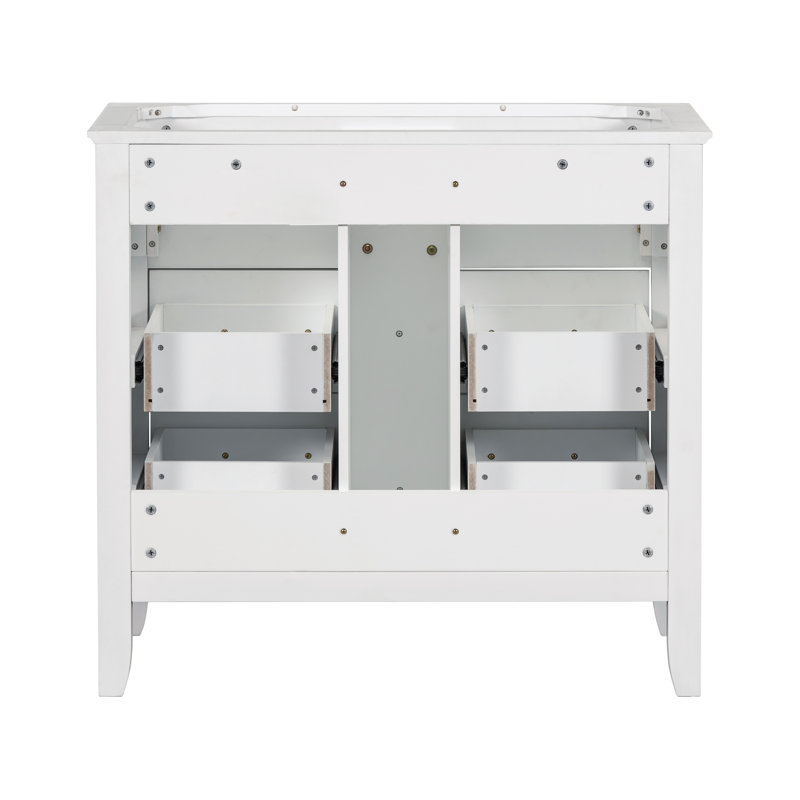 34.48 " Single Bathroom Vanity Base