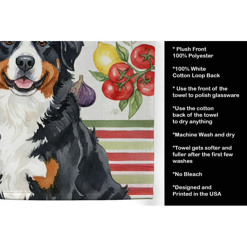 Serviette de cuisine bouvier bernois, Bernese Mountain Dog