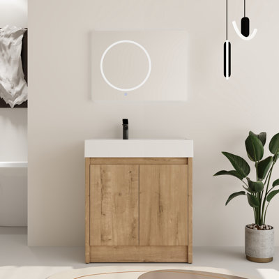 Chesham 30" Single Bathroom Vanity Set with Resin Sink Top