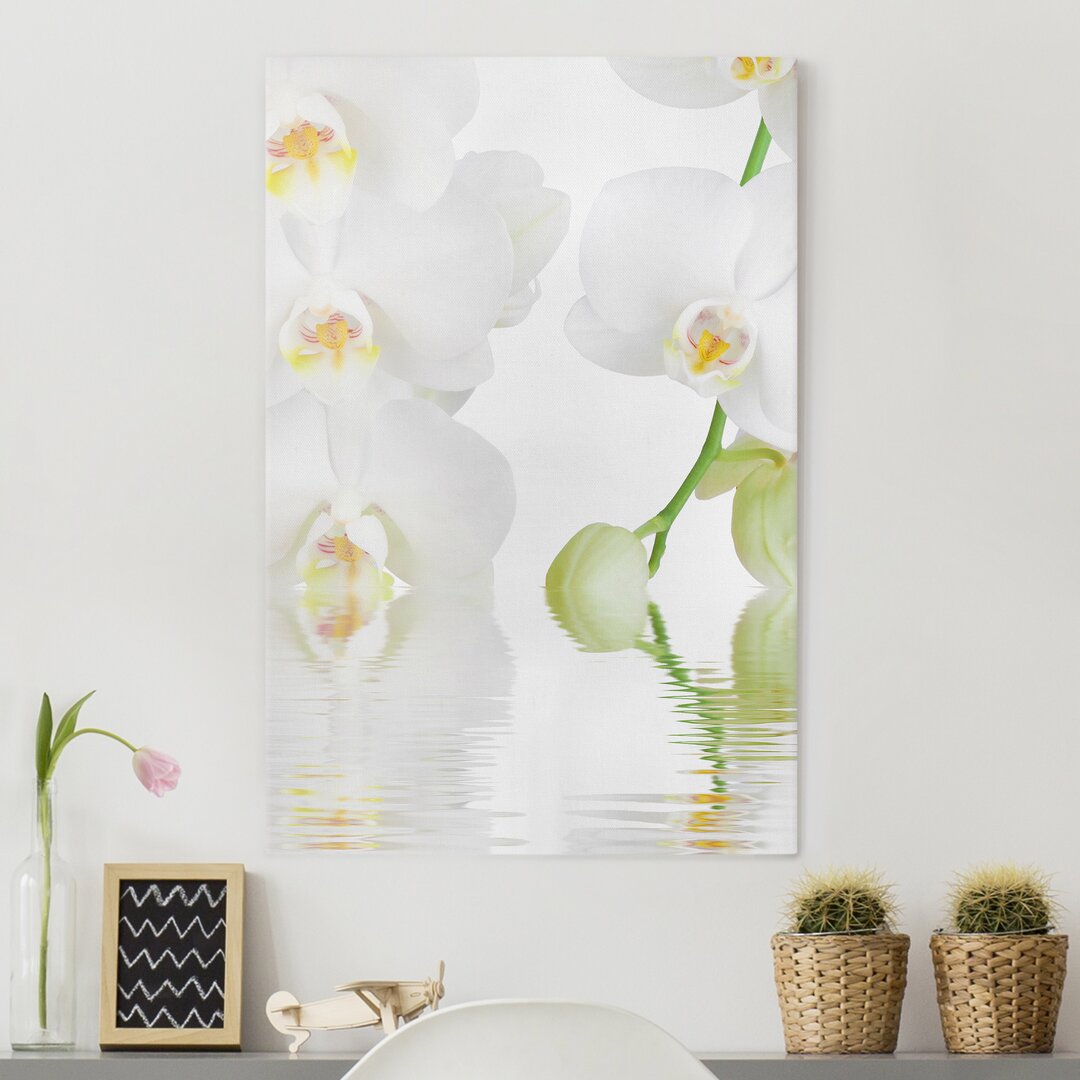 Leinwandbild Wellness Orchidee