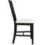 Ensemble de salle à manger 6 pièces en bois massif gris moderne, table rectangulaire, 4 chaises et banc avec dossier en forme de voûte