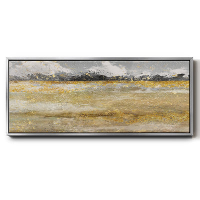 Meadow Shimmer I- Framed Canvas