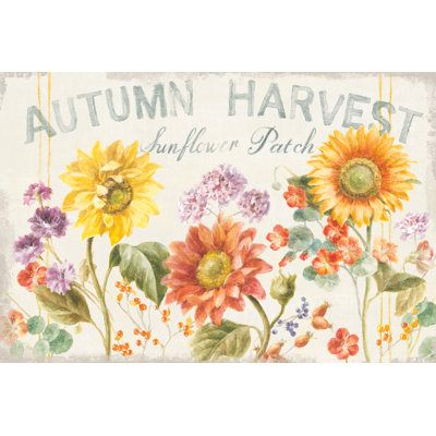 Floursack Autumn IX 1 Piece Wrapped Canvas Wall Art